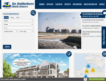 Tablet Screenshot of dedobbelaere.nl